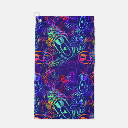 Print On Demand - Golf Towel - "It's 5 o'clock Somewhere"