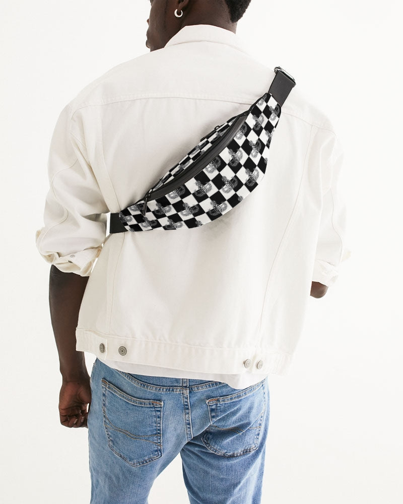 Print On Demand - Crossbody Sling Bag - "EOD Checkered Flag"