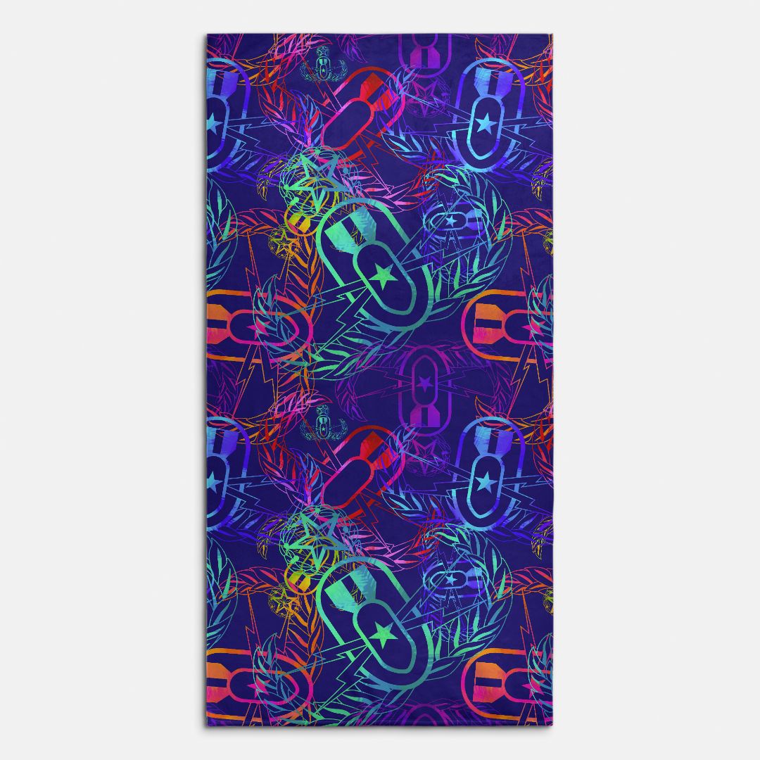 Print On Demand  - Beach Towel - "It's 5 o'clock Somewhere"