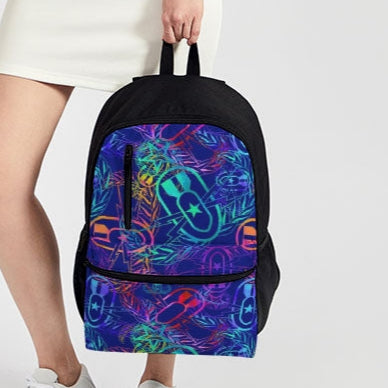 Print On Demand - Duo-Zip Backpack - "It's 5 o'clock Somewhere"