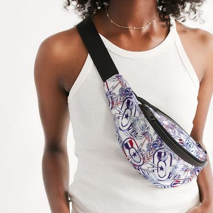 Print On Demand - Crossbody Sling Bag - "It's 5 o'clock Somewhere" (Red, White, & BOOM!)