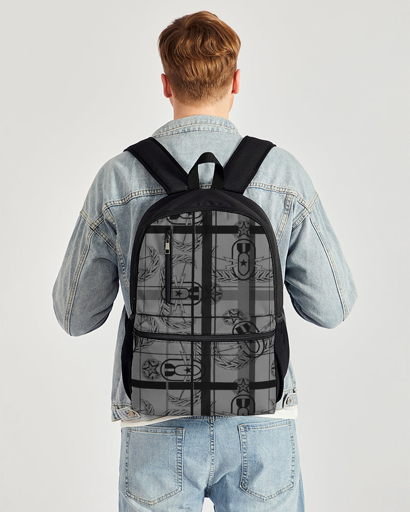 Print On demand - Duo-Zip Backpack - "EOD Plaid" (Grey)