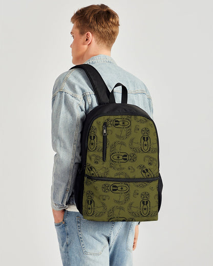 Print On demand - Duo-Zip Backpack - "EOD Badges x 3" (OD Green)