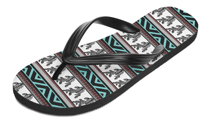 Print On Demand - Flip Flops - "Aztec Prickly Pear"