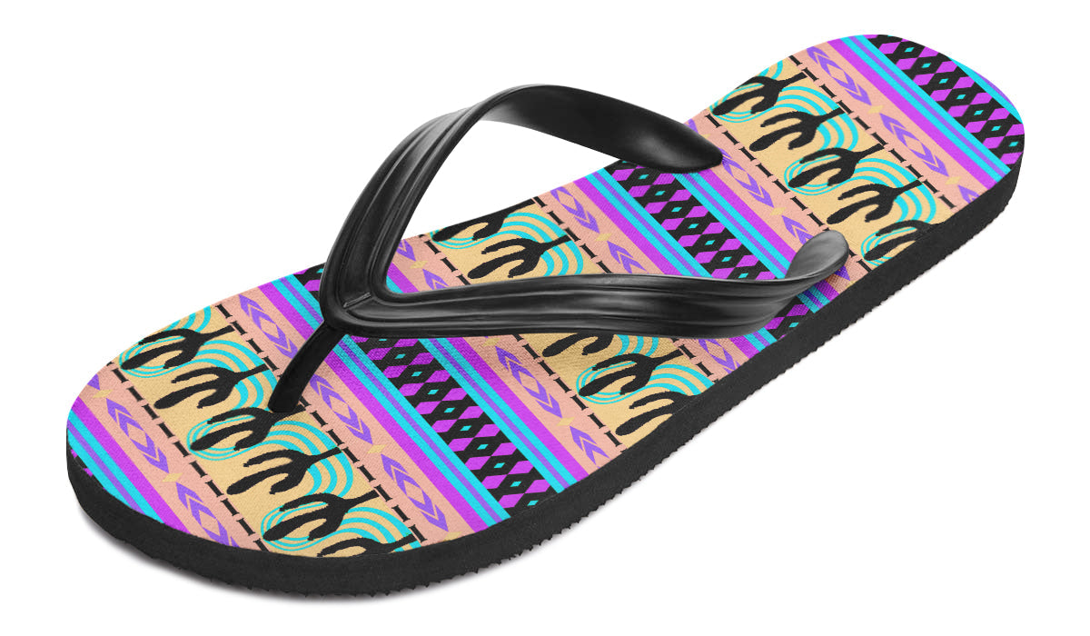 Print On Demand - Flip Flops - "Desert Oasis"