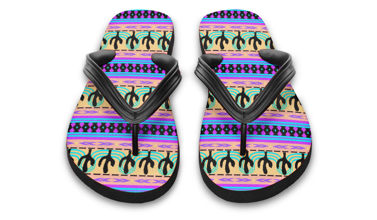 Print On Demand - Flip Flops - "Desert Oasis"