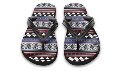 Print On Demand - Flip Flops - "Aztec Maroon"